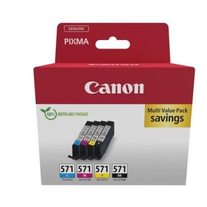 Canon cartridge CLI-571 C M Y BK MULTI 4x7ml