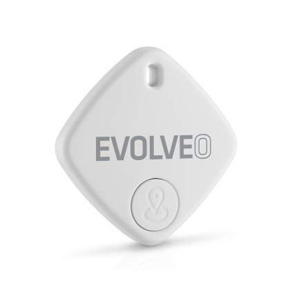 Evolveo TrackTag, bluetooth lokátor s Apple Find My, bílý