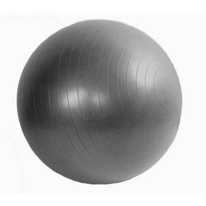 Míč GYMY ABS zesílený - černý, průměr 45 cm