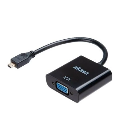 Akasa - Micro HDMI na VGA převodník