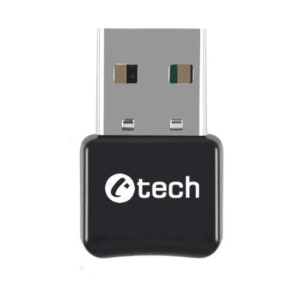 C-TECH Bluetooth adaptér, USB, černá BTD-01