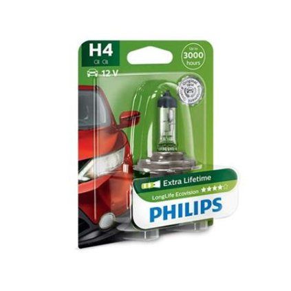 Philips H4 LongLife EcoVision 1 ks
