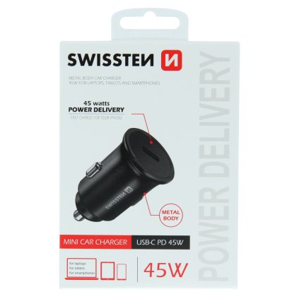 Swissten  CL adaptér 45W černý
