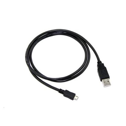 Kabel C-TECH USB 2.0 AM/Micro, 2m, černý
