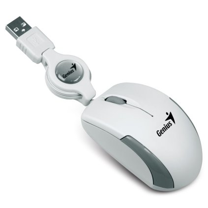 Genius Micro Traveler V2 drátová 1200 dpi USB bílá