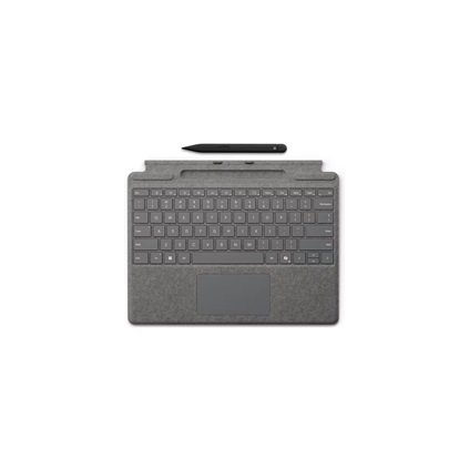 Microsoft Surface Pro Keyboard + Slim Pen, Pen Storage, Copilot Button CZ, Platinum