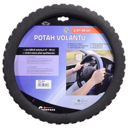 Compass Potah volantu SOFT šedý