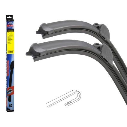 Compass Stěrače FLAT SET (HOOK) 710+660mm