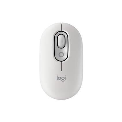 Logitech POP Mouse with emoji - OFF-white