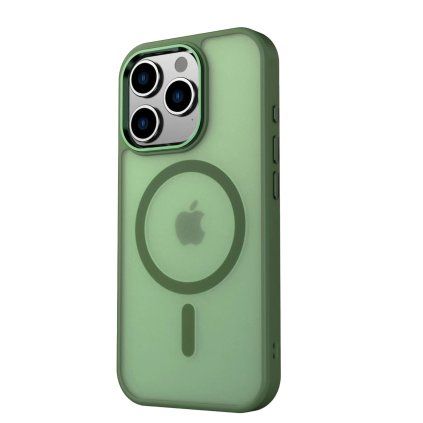 Swissten pouzdro magstick flex pro Apple iPhone 16 plus zelené