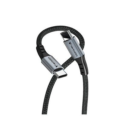 Verbatim USB kabel USB C samec - USB C samec, 100W, 1.2m, černý, box, 31846