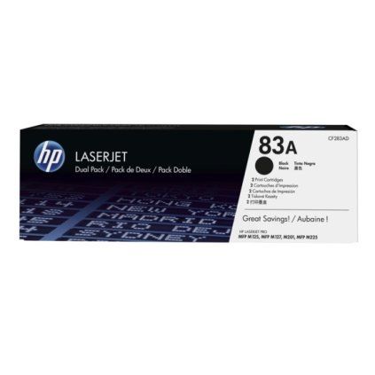 HP 83A (CF283AD, černá, dvojbalení)