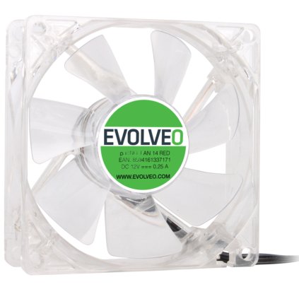 Evolveo FAN 14 RED ventilátor 140mm
