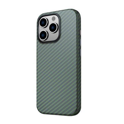 Swissten pouzdro magstick shell pro Apple iPhone 16 plus zelené