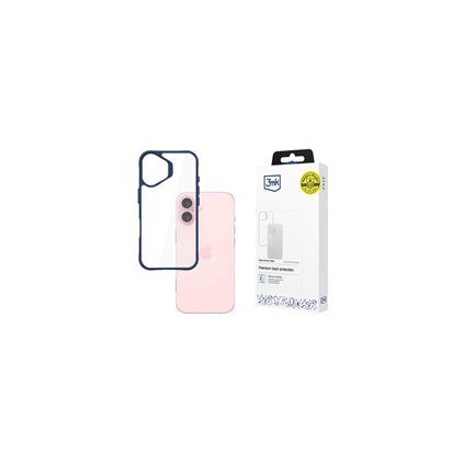 3mk Satin Armor Case+ Blue pro Apple iPhone 16