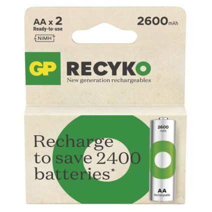 GP ReCyko 2600 AA (HR6), 2 ks