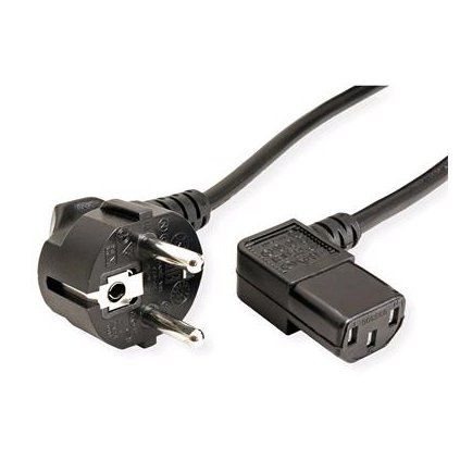 C-TECH kabel síťový 220/230V 2 m, lomený