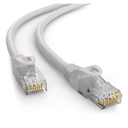 Kabel C-TECH patchcord Cat6e, UTP, šedý, 25m