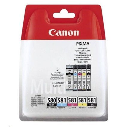 Canon PGI-580 CLI-581 PGBK C M Y BK MULTI