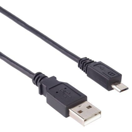 PremiumCord Kabel micro USB 2.0, A-B 1,8m s dlouhým micro USB konektorem