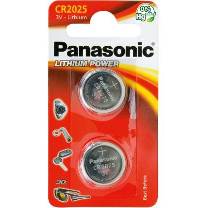 Panasonic CR-2025 2BP Li