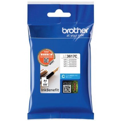 Brother LC3617C, modrý