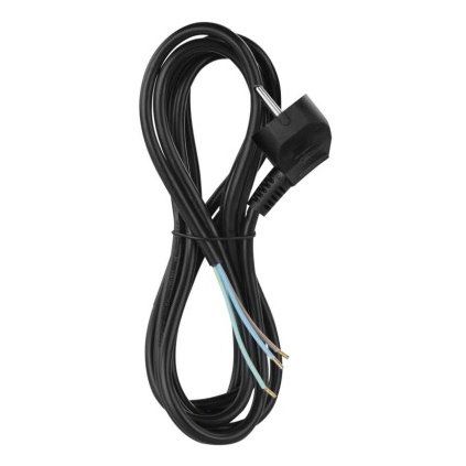 EMOS Flexo šňůra PVC 3x0,75 mm, 2m černá