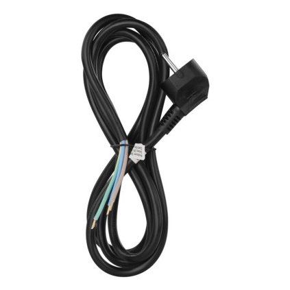 EMOS Flexo šňůra PVC 3x1,5 mm, 2m černá