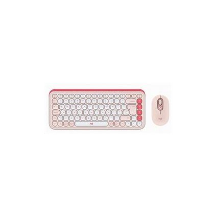 Logitech POP ICON COMBO - ROSE - US INT'L - BT - INTNL