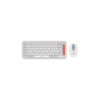 Logitech POP ICON COMBO - WHITE - US INT'L - BT - INTNL