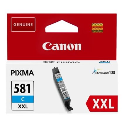 Canon CLI-581XXL C, azurová extra velká