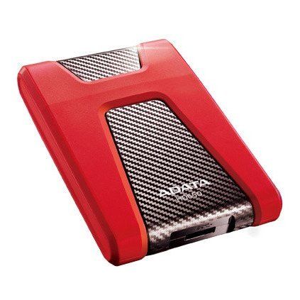 ADATA HD650 1TB External 2.5" HDD Red