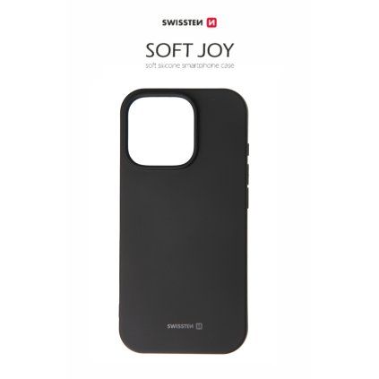 Swissten pouzdro Soft Joy pro iPhone 16 pro MAX černé