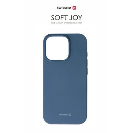 Swissten pouzdro Soft Joy pro iPhone 16 pro modré