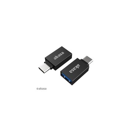 Akasa adaptér USB3.1 Gen2 Type-A na Type-C (F M), 2ks v balení