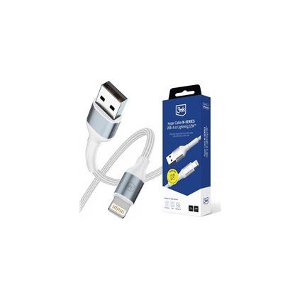 3mk Hyper Cable N-SERIES A to Lightning 2m 5V 2.4A 12W White