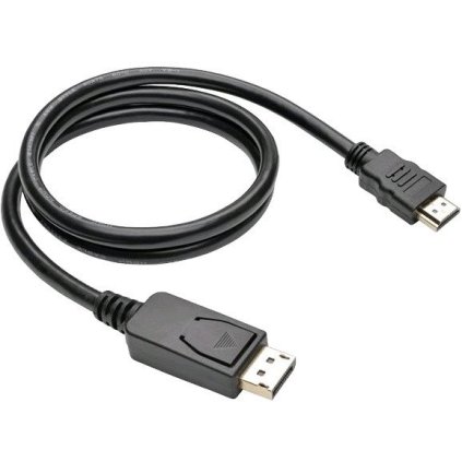 C-TECH HDMI/DisplayPort, 2m, černý