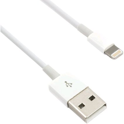C-TECH USB 2.0 Lightning, 1m, bílý
