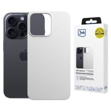 3mk Hardy MagSilicone pro Apple iPhone 15 Pro Max Silver-White