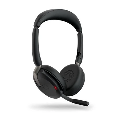 Jabra Evolve2 65 Flex Stereo ANC USB-C BT-USB Bezdrát Černá