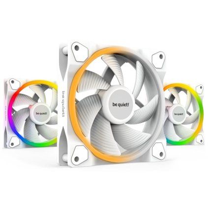 Be quiet! ventilátor Light Wings White 120mm PWM 3-pack bílý
