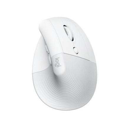 Logitech Lift Vertical Ergonomic Mouse, světle šedá