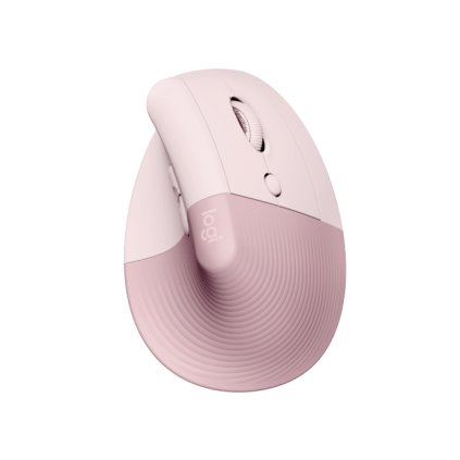 Logitech Lift Vertical Ergonomic Mouse, růžová