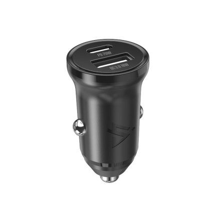 iPEAX Autonabíječka CL-03, PD, 20W, USB-C + USB-A černá