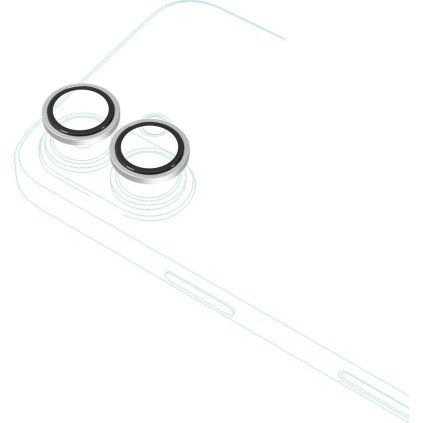 Epico Camera glass Al. iPhone 17 White 