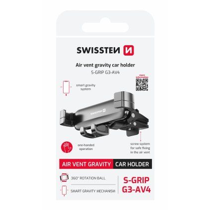 Swissten Gravity držák do ventilace S-GRIP G3-AV4