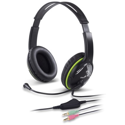 Genius headset HS-400A 2x 3 5 jack redukce na single jack