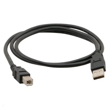 Kabel C-TECH USB A-B 1,8m 2.0, černý