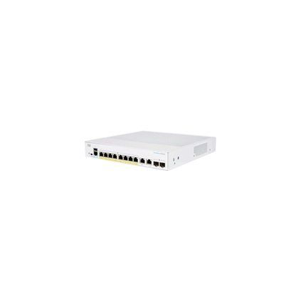Cisco switch CBS250-8PP-E-2G (8xGbE,2xGbE SFP combo,8xPoE+,45W,fanless) - REFRESH