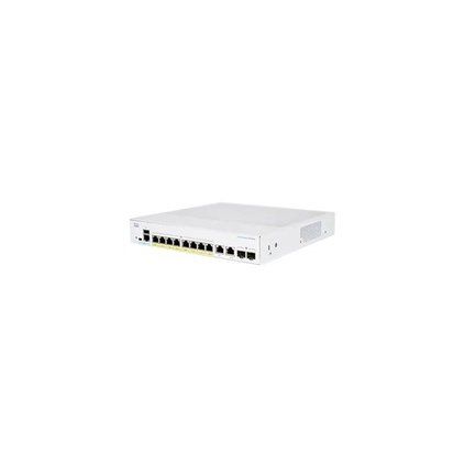 Cisco switch CBS350-8P-E-2G-EU (8xGbE,2xGbE SFP combo,8xPoE+,60W,fanless) - REFRESH